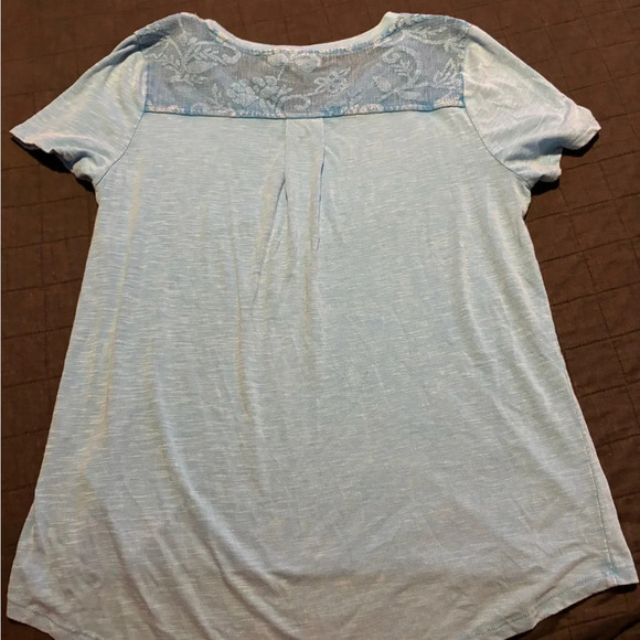 RIO & RIAN Lace Back Tee Large Super‎ soft! - Picture 6 of 6